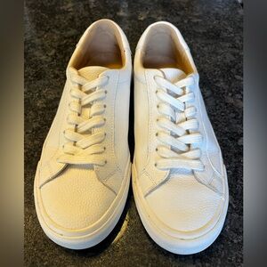 Lucky Brand Ladies White Leather Sneakers